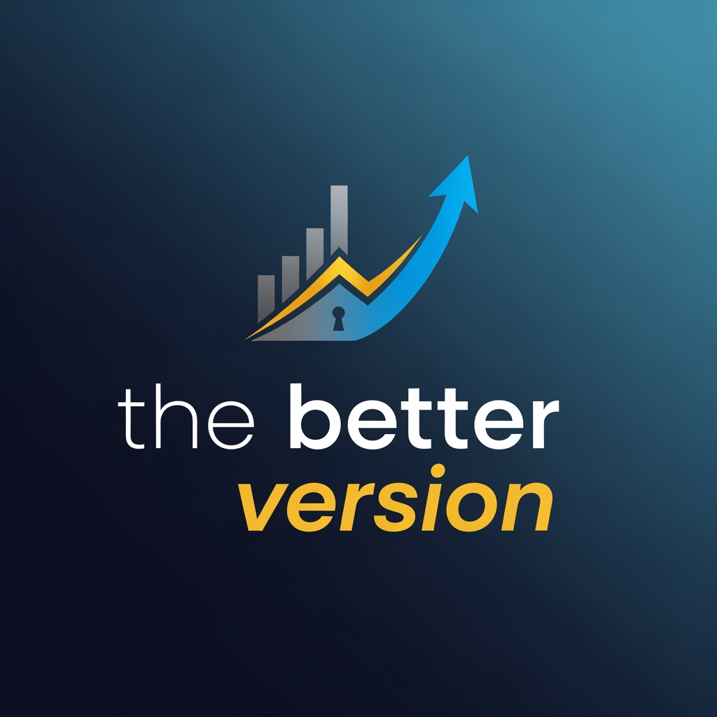 AI Design for my youtube channel name is "the better version" 
it focuses on improvement, growth,comback,goals,harsh realities, life lessons,fake personality truths, human growth mindset, generational changer comeback,how to be the right person, be the change,inspiration,motivation,people mindset, i want you to create the best suiting logos for my channel as well as highly suiting channel banner too for it. i want ahighly motivating , thought provoking highly influencing logo related to my niche and my name as well as the banner