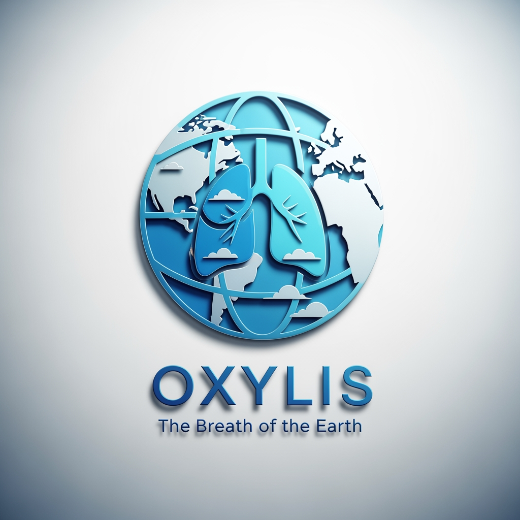 AI Design for Based on the logo direction you've been developing, here's a strong brand description for **OXYLIS**:

### OXYLIS — Pure Oxygen, Inspired by Earth

**OXYLIS** is a premium portable oxygen brand inspired by the Earth's natural life-support system. The brand combines the symbolism of the globe, human lungs, and pure oxygen to represent vitality, wellness, and breathable freshness.

The **"O"** in the logo symbolizes the Earth—the source of life and natural oxygen. The lungs placed within the symbol represent healthy breathing, energy, and human well-being. Together, they communicate a simple idea:

**"The Breath of the Earth."**

### Brand Values

* 🌍 Natural Purity
* 💨 Fresh Oxygen
* ❤️ Health & Wellness
* ✈️ Travel & High-Altitude Support
* ✨ Premium Quality

### Brand Personality

* Clean
* Modern
* Trustworthy
* Scientific
* Premium

### Target Audience

* Travelers
* Trekkers & hikers
* Athletes
* Senior citizens
* People needing fresh oxygen support
* Wellness-conscious consumers

### Brand Taglines

* **Breathe the Earth's Purity**
* **Pure Oxygen. Pure Life.**
* **Powered by Nature**
* **The Breath of the Earth**
* **Breathe Beyond Limits**
* **Fresh Air, Anywhere**

### Short Brand Story

> OXYLIS was created to bring the purity of Earth's oxygen closer to people wherever they go. Inspired by the connection between our planet and human breath, OXYLIS delivers premium portable oxygen designed for wellness, performance, and everyday confidence.

This positioning makes OXYLIS feel like a **premium oxygen and wellness brand**, not just a medical product.