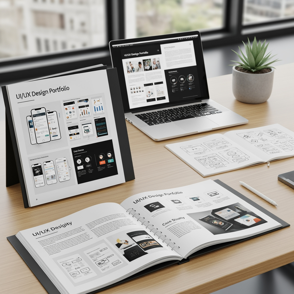 AI Design for design a portfolio for ui/ux designer