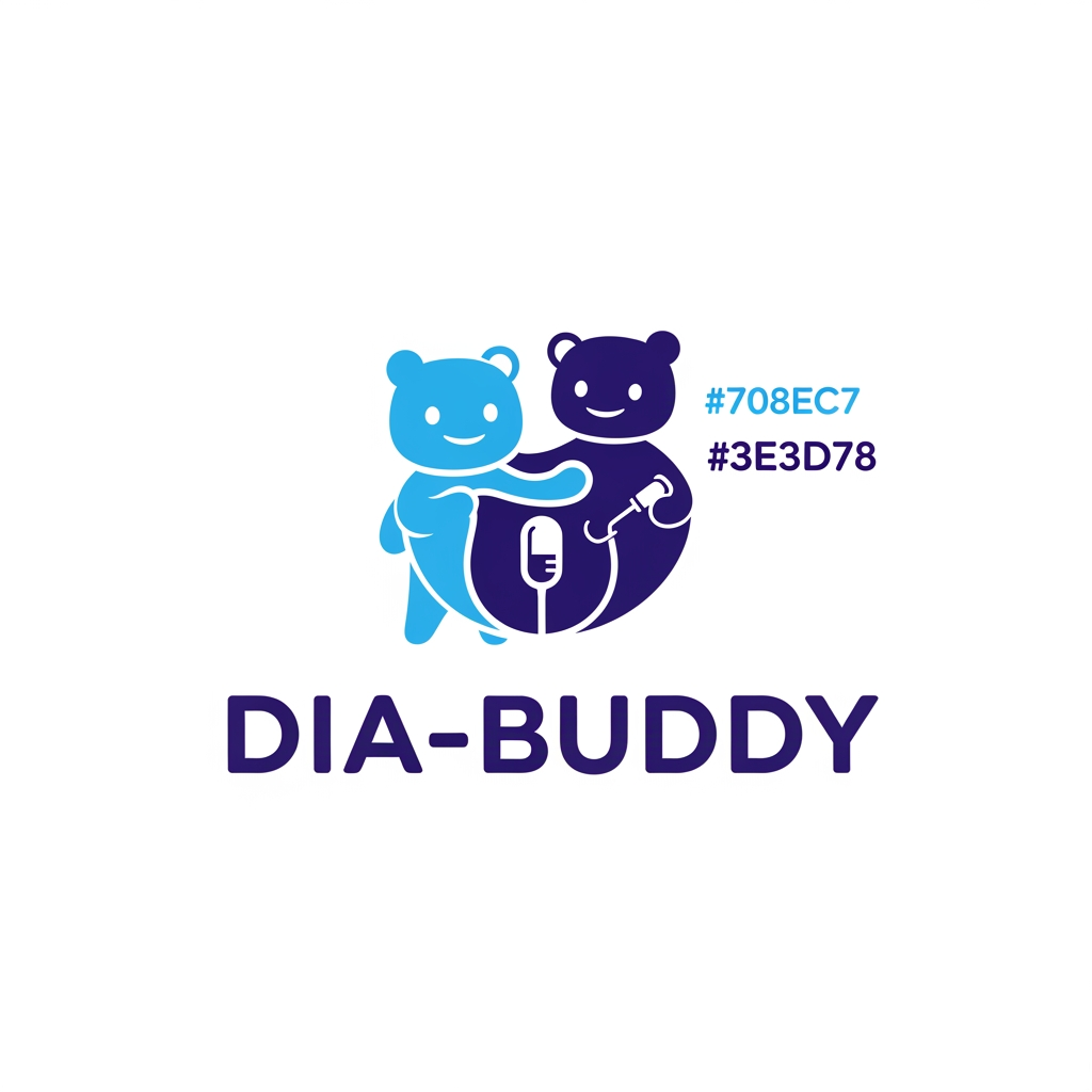 AI Design for make a creative logo on DIA-BUDDY. Make creative logo; it is for diabetes and I will use it in a newsletter, magazine, and the medical inputs, and the colour combination should be this: "#708EC7" and "#3E3D78"
make a creative logo and an attractive logo design