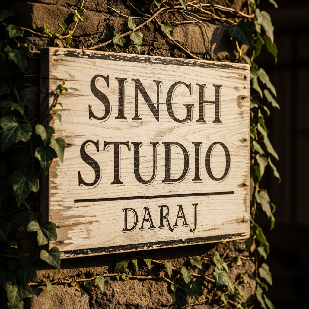 AI Design for singh studio daraj