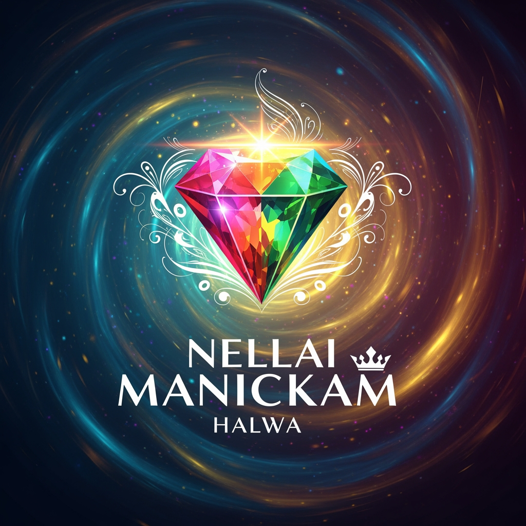 AI Design for நெல்லை மாணிக்கம் அல்வா etha base pani create panu inum diferent ah venum