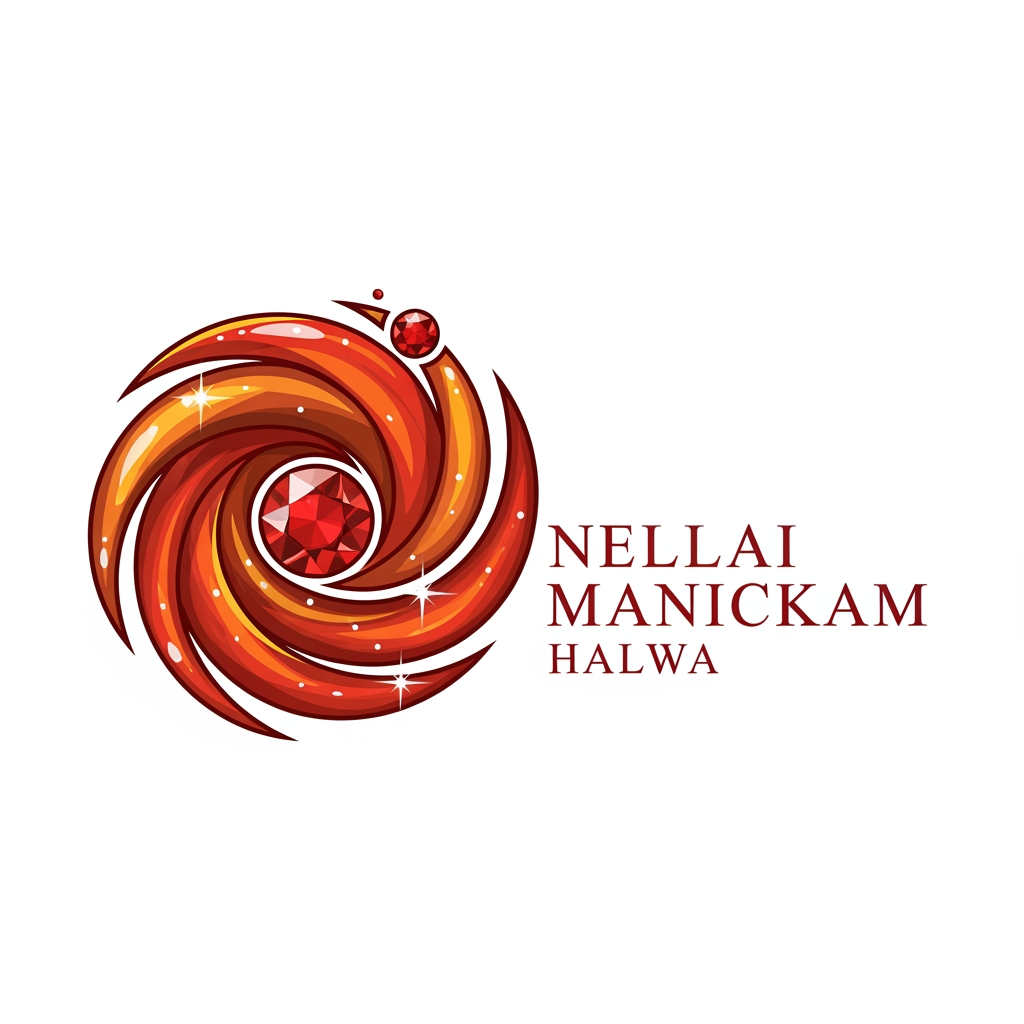 AI Design for நெல்லை மாணிக்கம் அல்வா etha base pani vector la logo venum