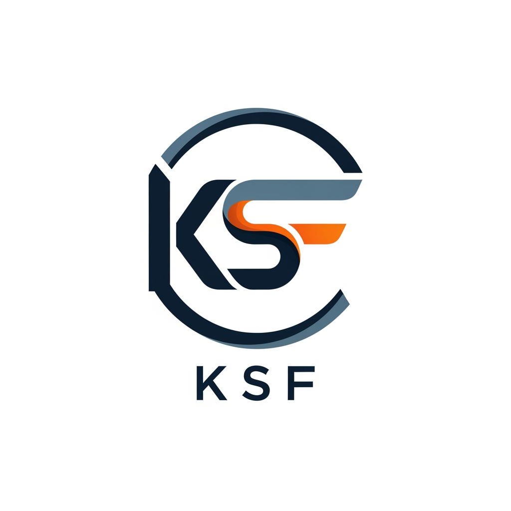 AI Design for a logo for my brand KSF , a good unique and appeling logo