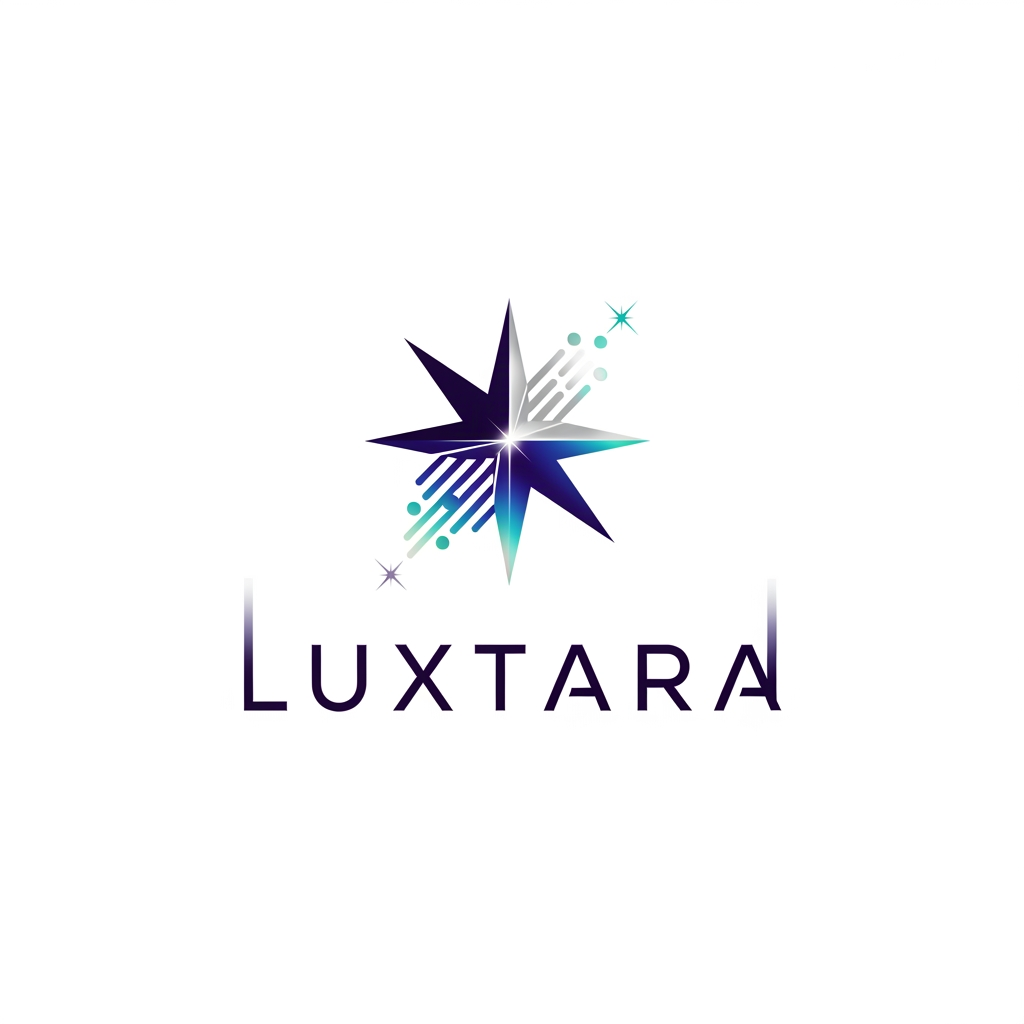 AI Design for Luxtara

"Light of Stars" — Lux (Light, Latin) + Tara (Star, Sanskrit)

this is my company name and this is the meaning



give unique colour like this name not with ordinary blackk and gold premium the logo shows something meaning full to our clients visually like the name does take time act as a senior designer and made logo with some value as per the requirements



this logo is for it company that makes website and ai products to the client it is a madurai based startup looking for a brand reach take this is in mind and make the logo professionaly