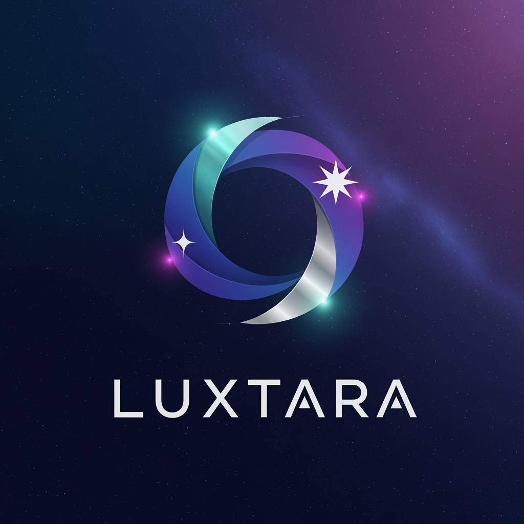 AI Design for Luxtara

"Light of Stars" — Lux (Light, Latin) + Tara (Star, Sanskrit)

this is my company name and this is the meaning



give unique colour like this name not with ordinary blackk and gold premium the logo shows something meaning full to our clients visually like the name does take time act as a senior designer and made logo with some value as per the requirements



this logo is for it company that makes website and ai products to the client it is a madurai based startup looking for a brand reach take this is in mind and make the logo professionaly