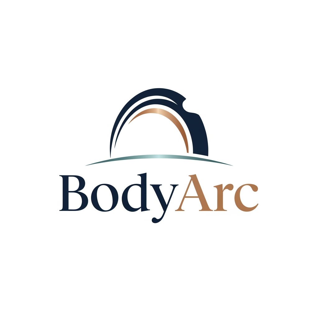 AI Design for give me a simple and classy or attractive logo with name of BodyArc more make it attractive no that much simple