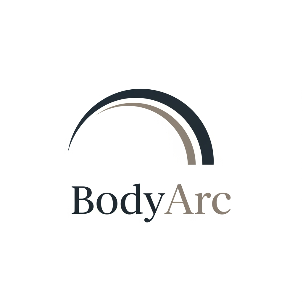 AI Design for give me a simple and classy or attractive logo with name of BodyArc