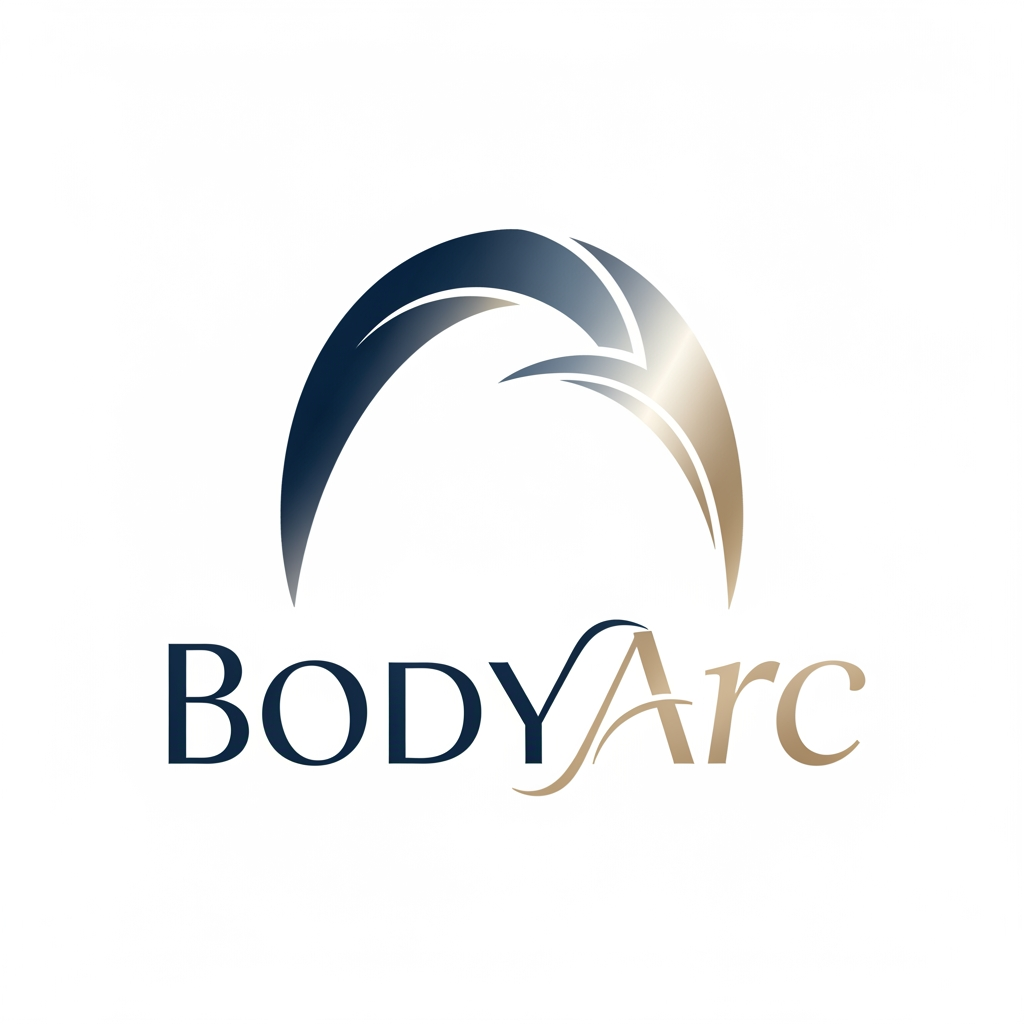 AI Design for give me a simple and classy or attractive logo with name of BodyArc more make it attractive no that much simple