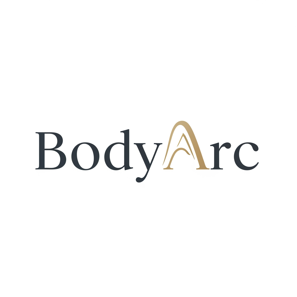 AI Design for give me a simple and classy or attractive logo with name of BodyArc more