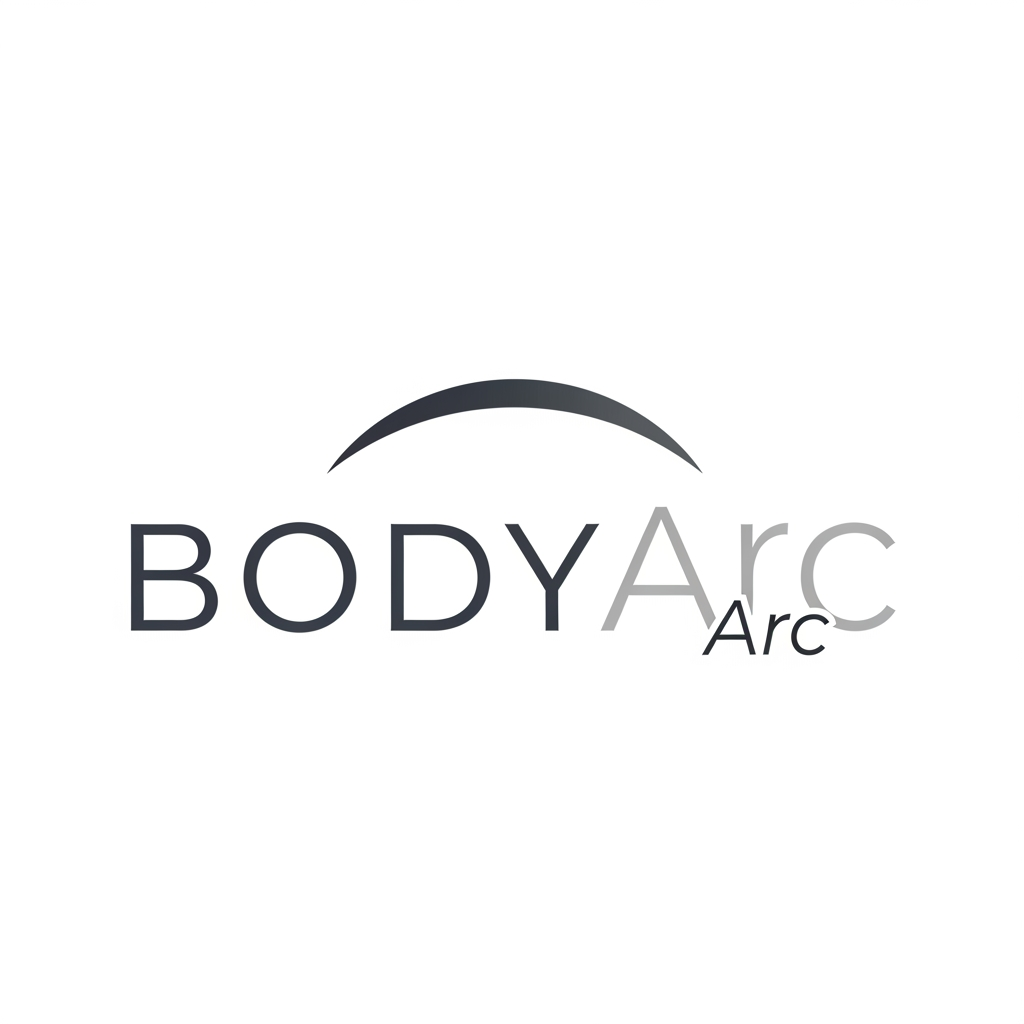 AI Design for give me a simple and classy or attractive logo with name of BodyArc more