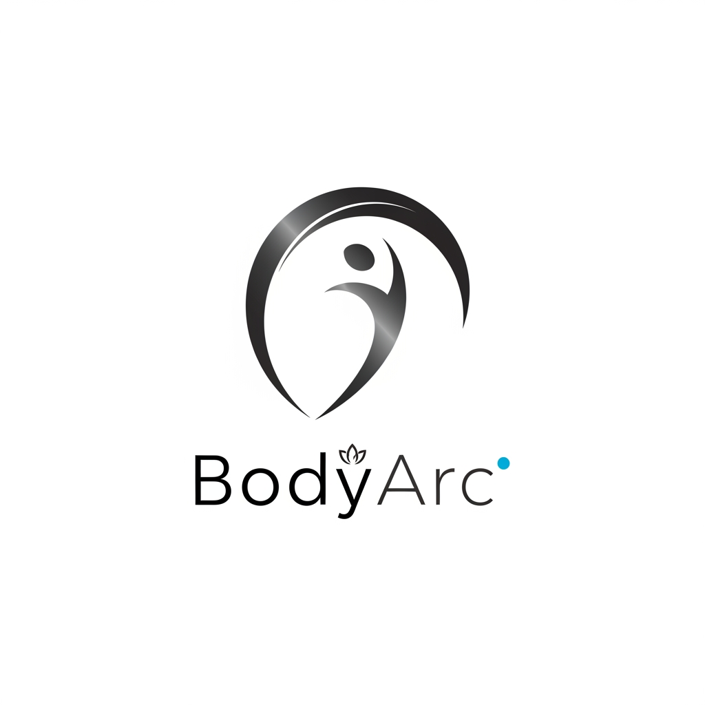 AI Design for give me a simple and classy or attractive logo with name of BodyArc more