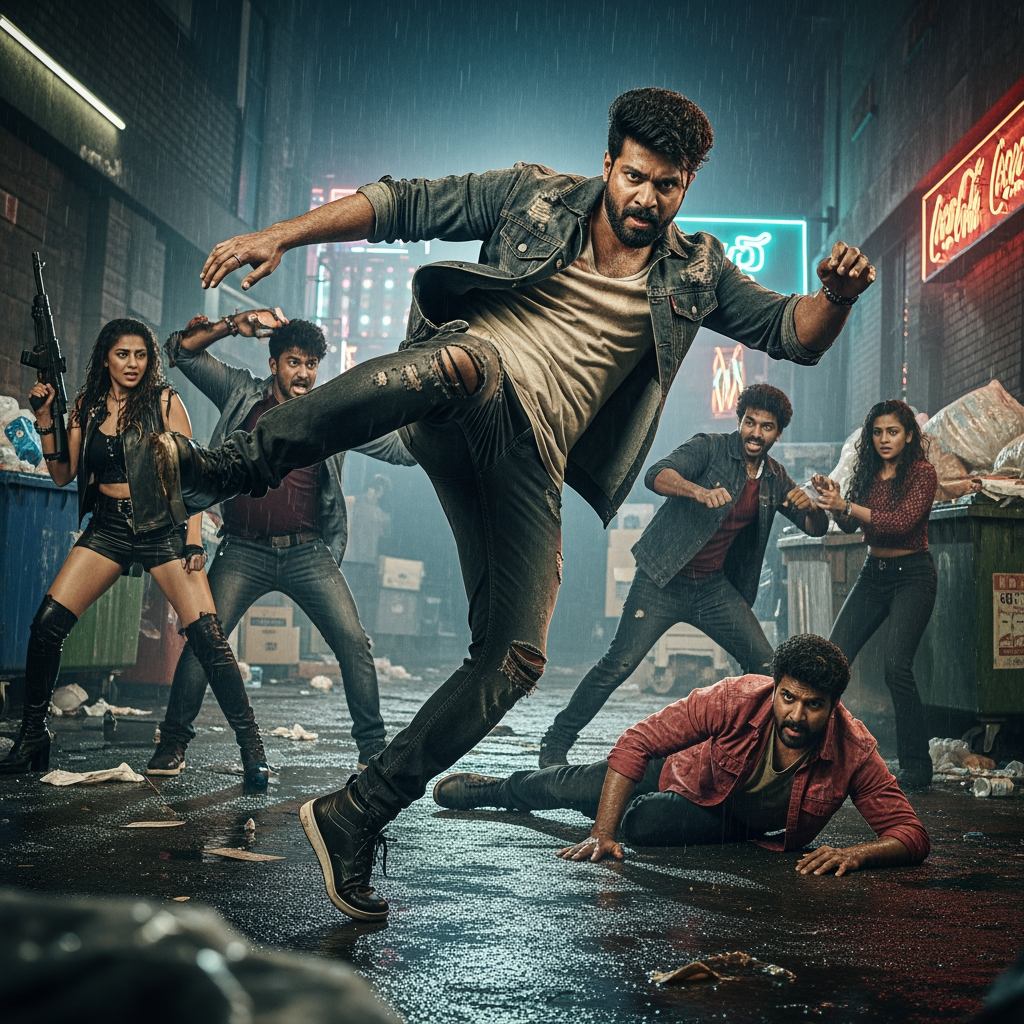 AI Design for i want a peddi movie images of 6 persons