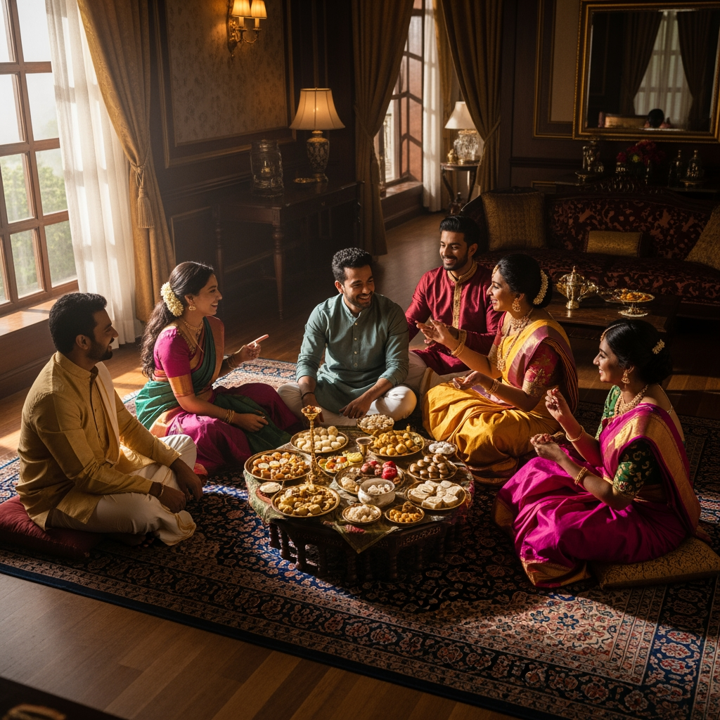 AI Design for i want a peddi movie images of 6 persons