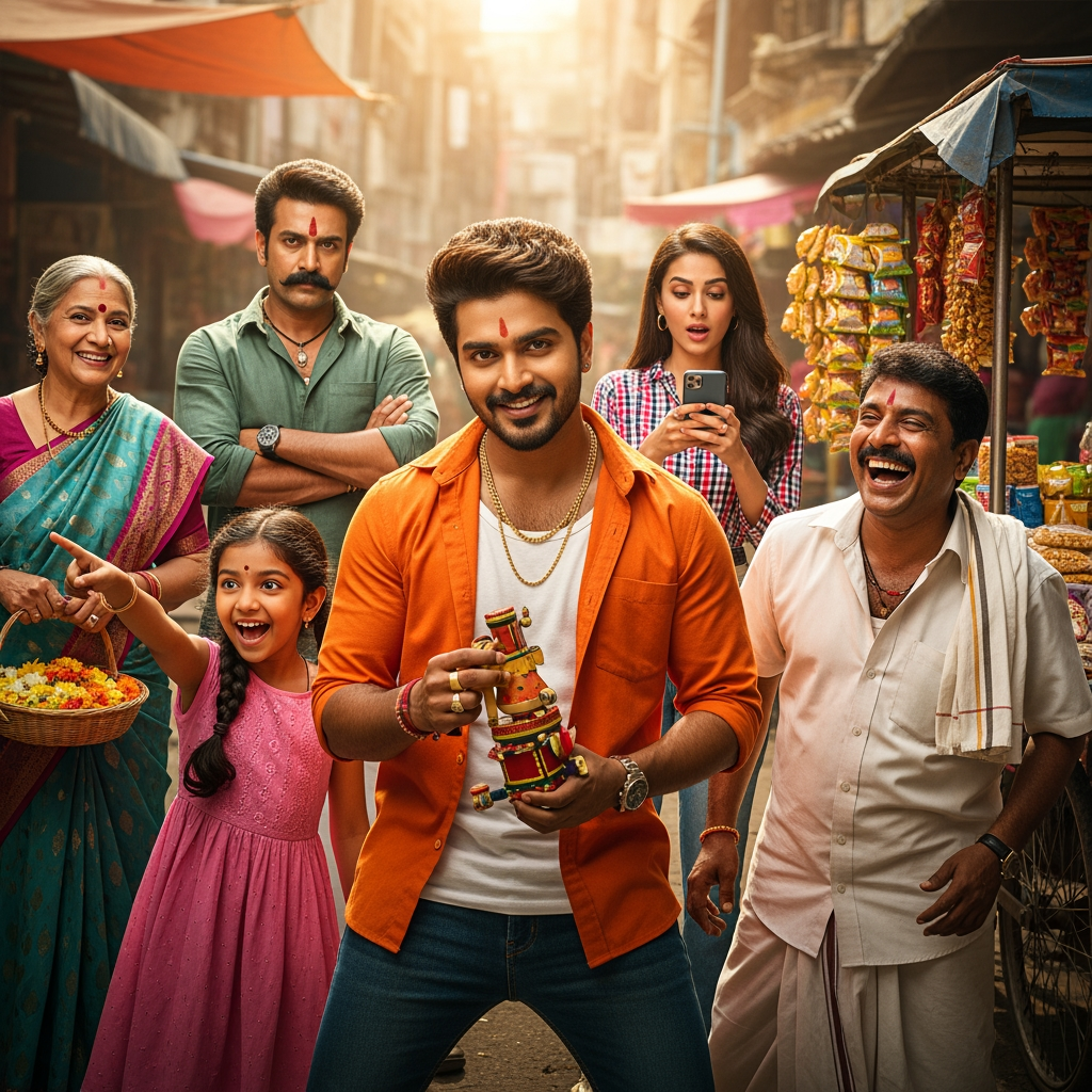 AI Design for i want a peddi movie images of 6 persons