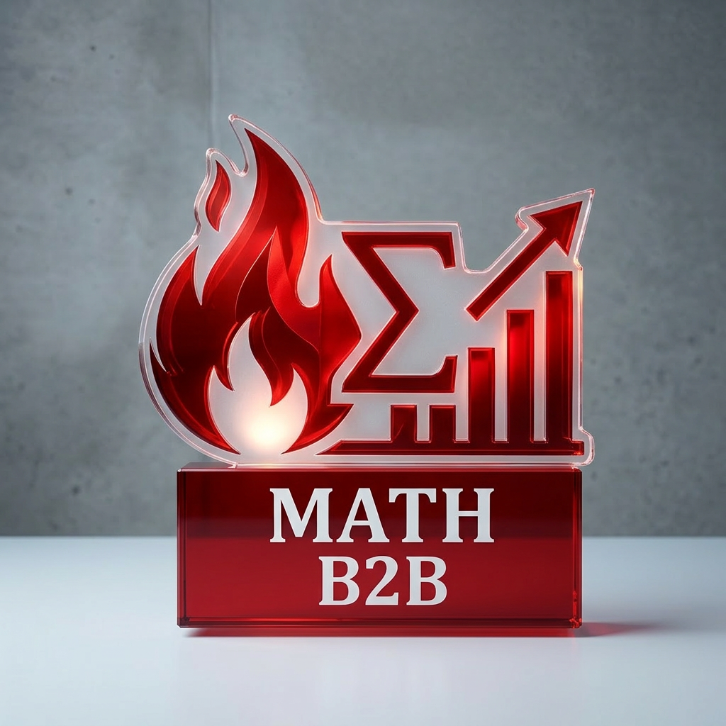 AI Design for yeasa kro is imge math b2b rha ka logo bno kebal yesa hi bas lag bndo front and center and big