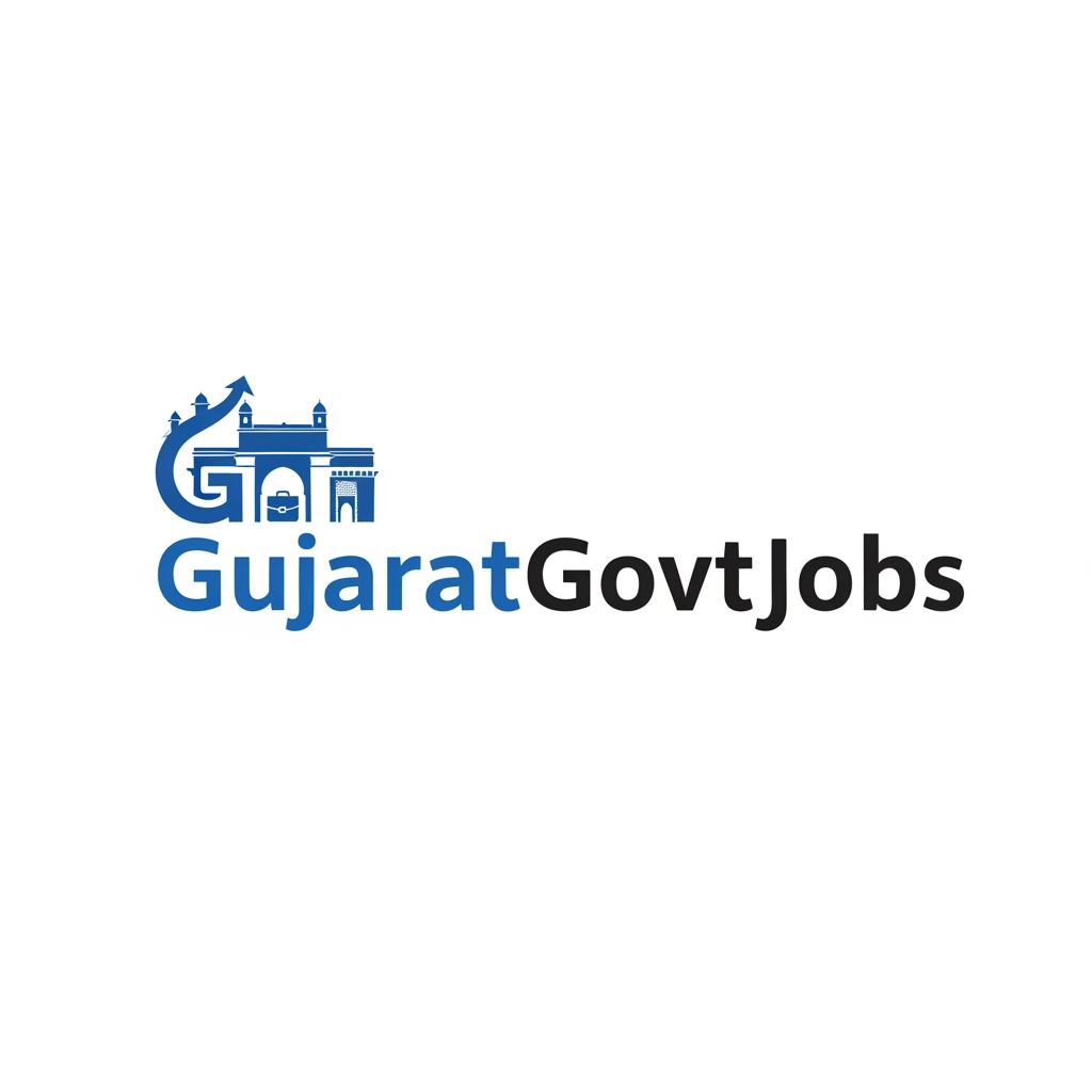 AI Design for i want a simple logog for a blogin website named gujaratgovtjobs