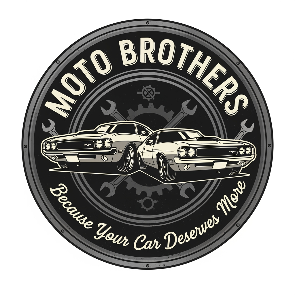 AI Design for Create logo for my business 
business name - MOTO BROTHERS
Slogan - Because Your Car Deserves More

give me more logos