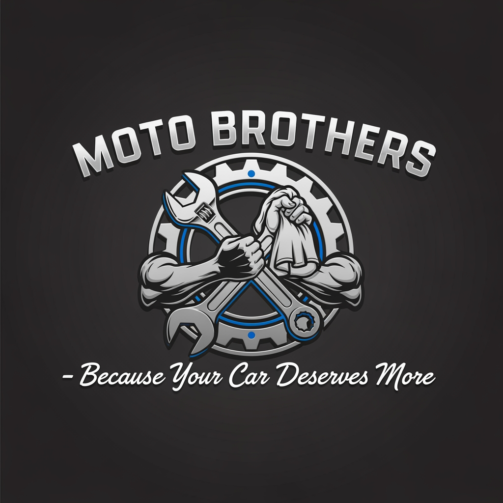 AI Design for Create logo for my business 
business name - MOTO BROTHERS
Slogan - Because Your Car Deserves More

give me more logos