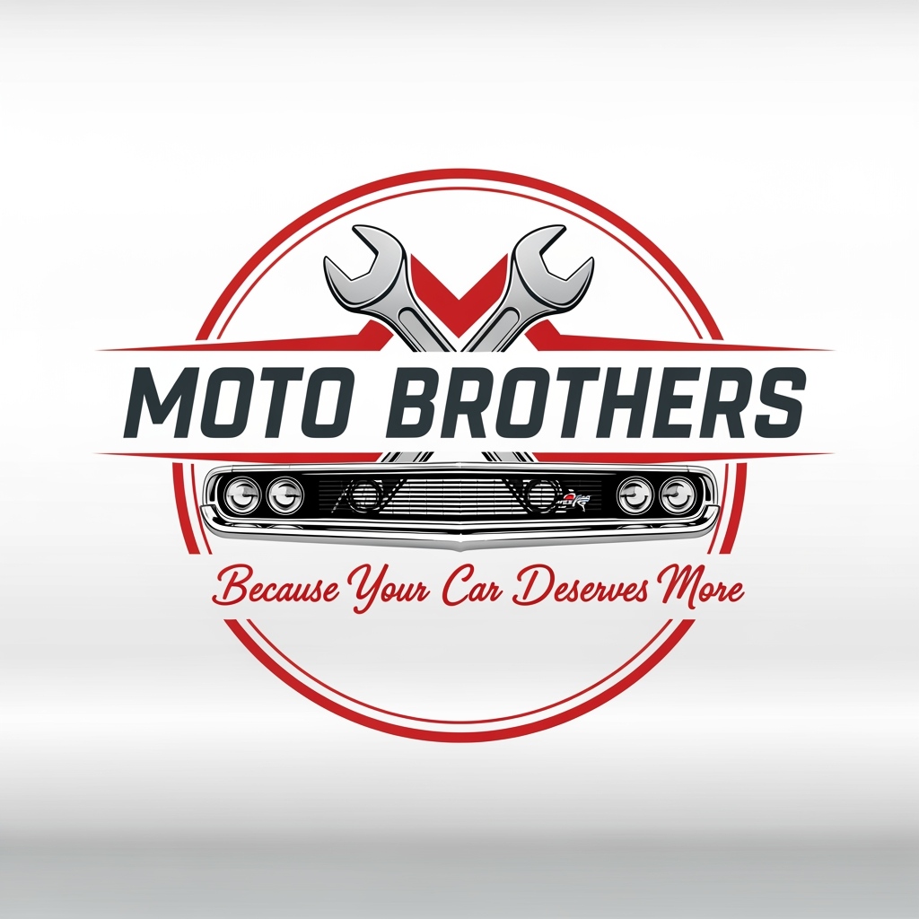AI Design for Create logo for my business 
business name - MOTO BROTHERS
Slogan - Because Your Car Deserves More

give me more logos