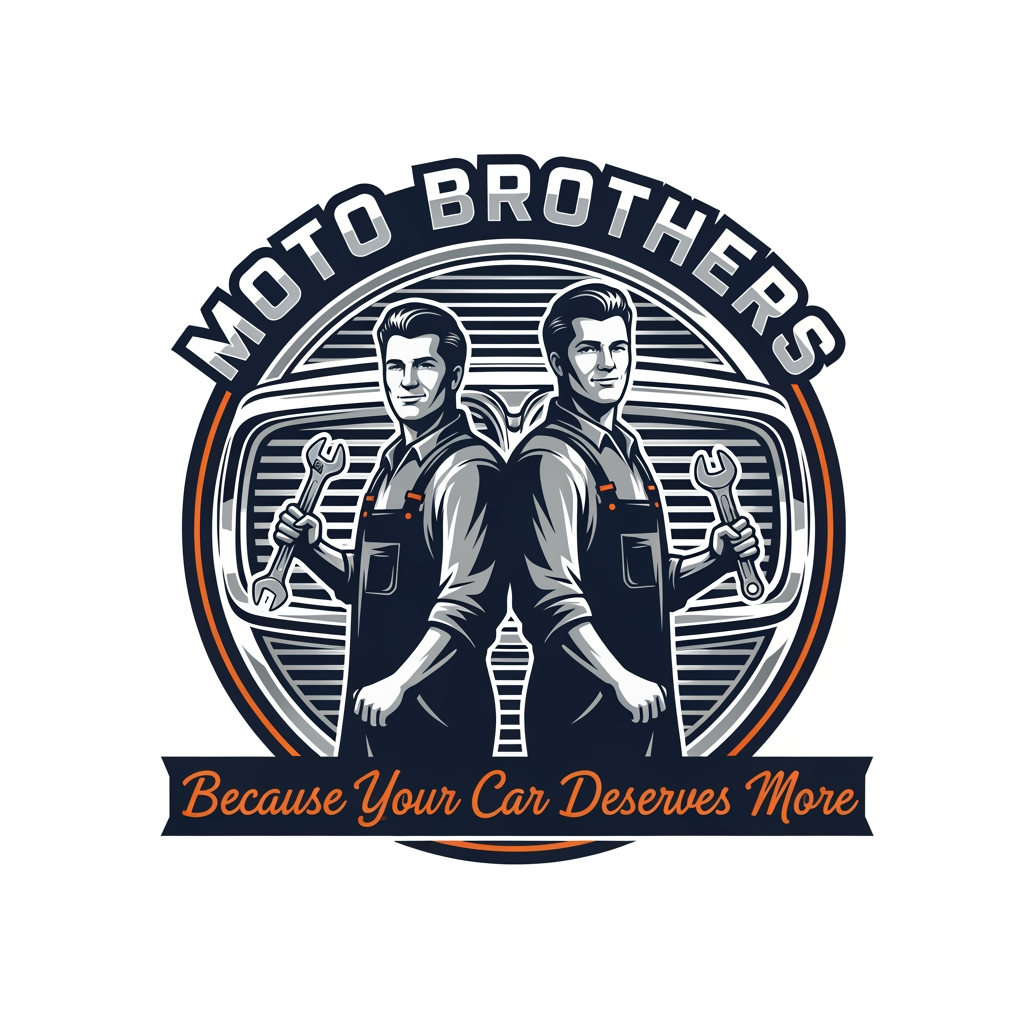 AI Design for Create logo for my business 
business name - MOTO BROTHERS
Slogan - Because Your Car Deserves More

give me more logos