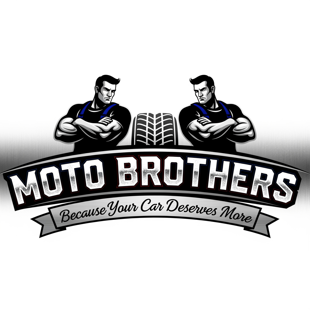 AI Design for Create logo for my business 
business name - MOTO BROTHERS
Slogan - Because Your Car Deserves More