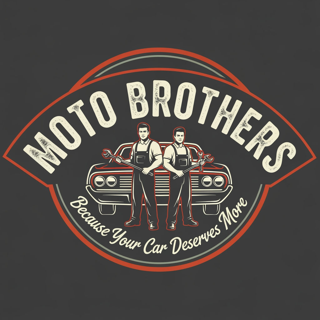 AI Design for Create logo for my business 
business name - MOTO BROTHERS
Slogan - Because Your Car Deserves More

give me more logos