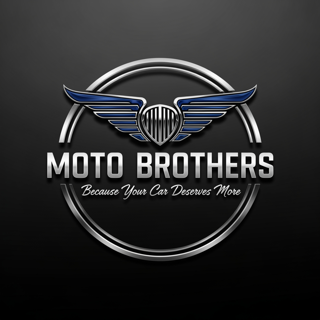 AI Design for Create logo for my business 
business name - MOTO BROTHERS
Slogan - Because Your Car Deserves More

give me more logos