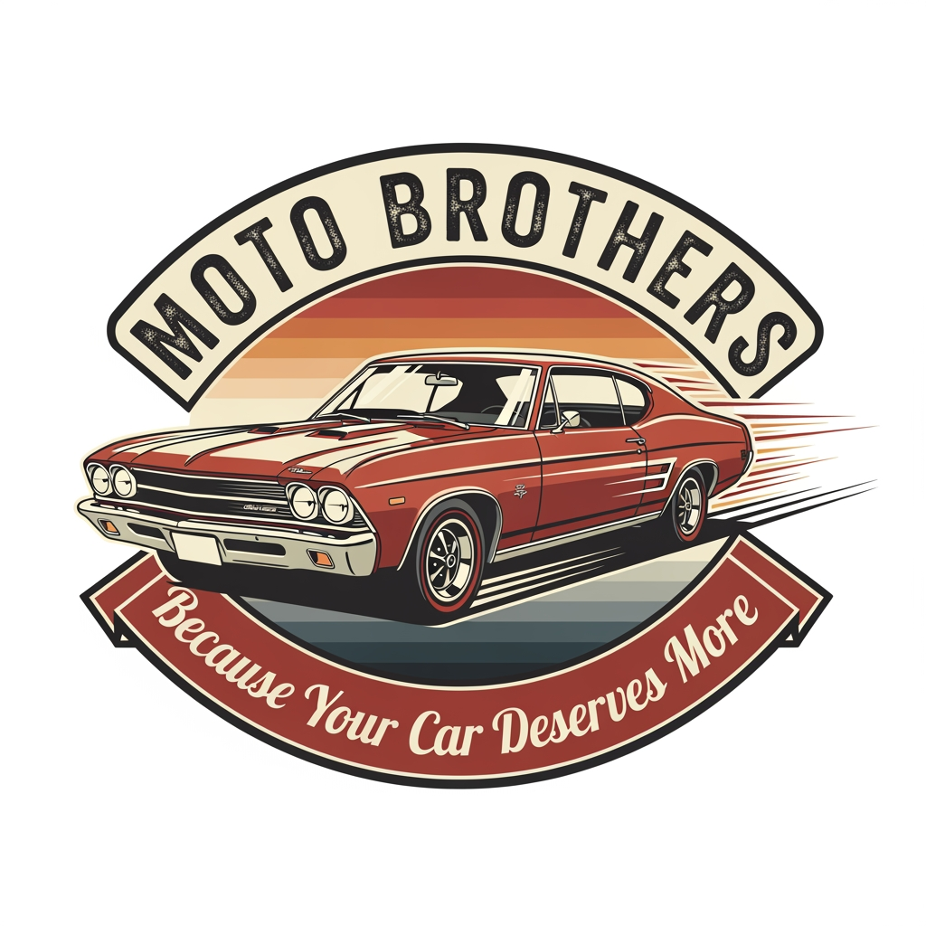 AI Design for Create logo for my business 
business name - MOTO BROTHERS
Slogan - Because Your Car Deserves More

give me more logos