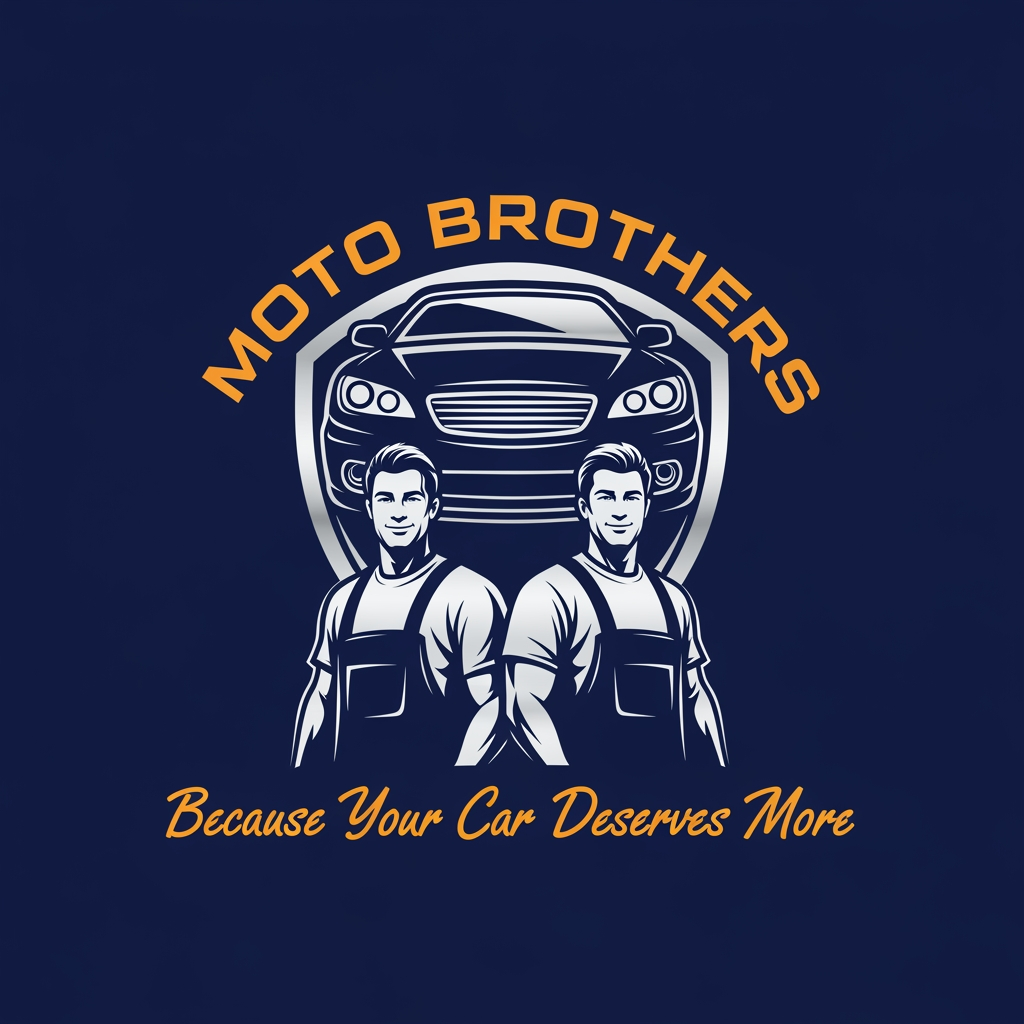 AI Design for Create logo for my business 
business name - MOTO BROTHERS
Slogan - Because Your Car Deserves More

give me more logos