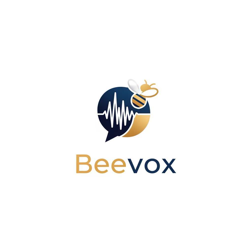 AI Design for create me a premium logo for adverticment agency. brand name is beevox