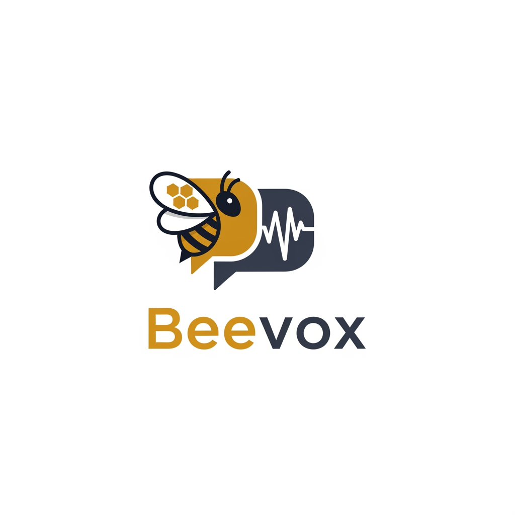 AI Design for create me a premium logo for adverticment agency. brand name is beevox