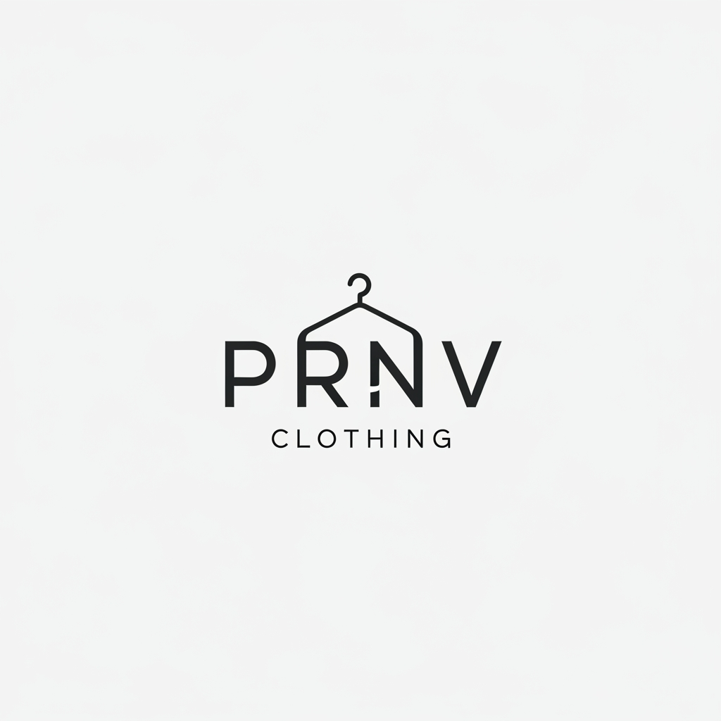 AI Design for create logog my brand prnvclothing