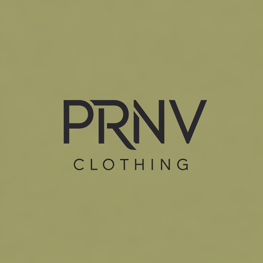 AI Design for create logog my brand prnvclothing