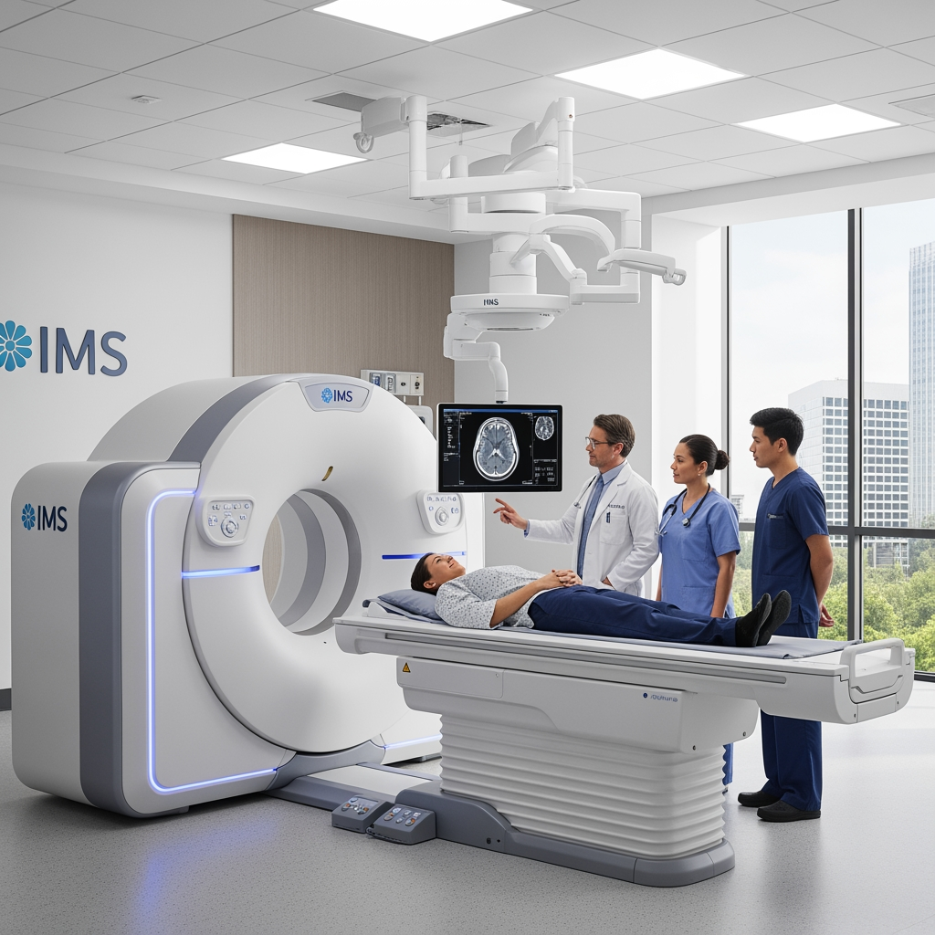 AI Design for Ja imam privatni dom zdravlja pod nazivom IMS i trebam da napravim sliku za skener koji trebamo da promovisemo