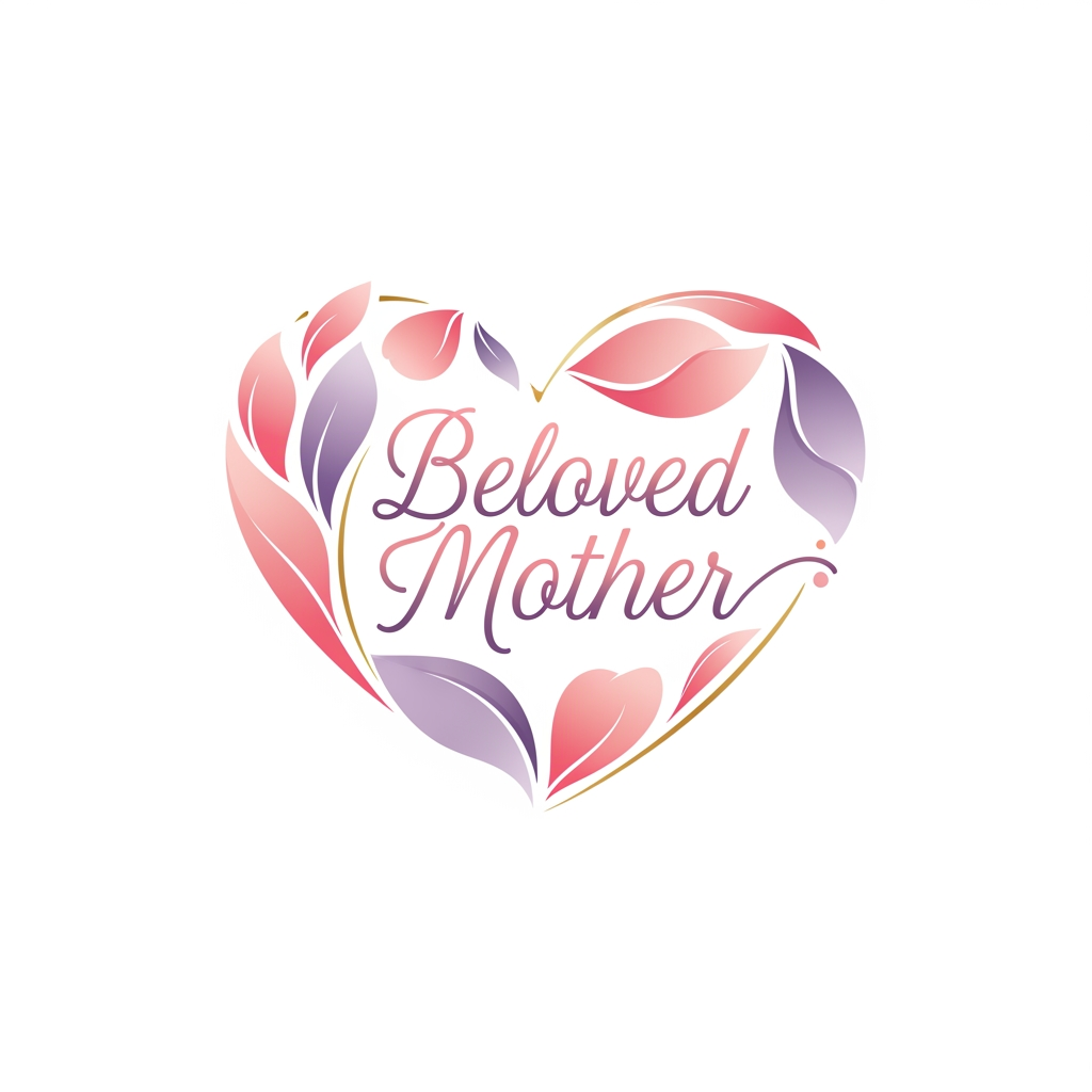AI Design for create a logo for beloved mother