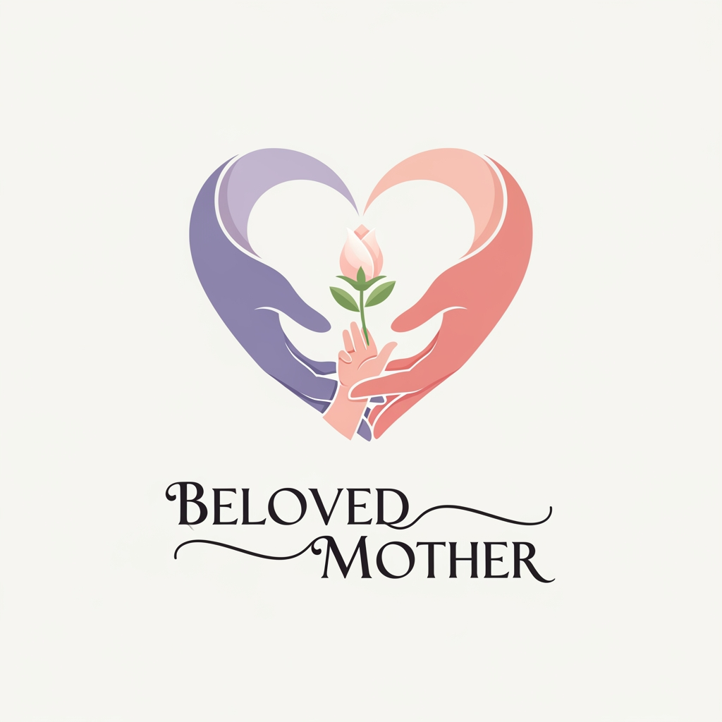 AI Design for create a logo for beloved mother