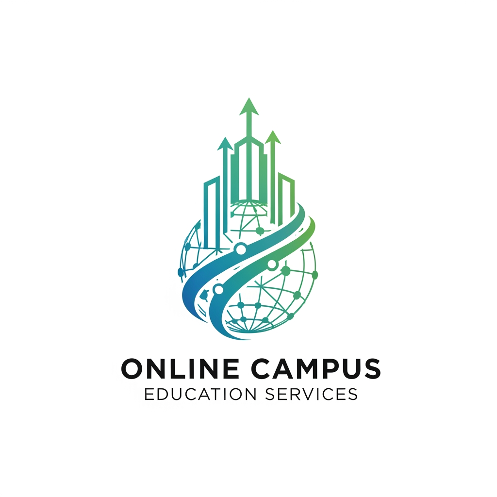 AI Design for i want to create a logo for my company and my company name is online campus education services and i want to unique logo