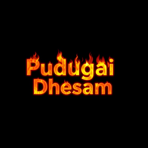 AI Design for Creating a design that features "Pudugai Dhesam" with a fire effect on a black background can be a striking and visually appealing project. To achieve this, you can follow these steps if you're using graphic design software like Adobe Photoshop or Illustrator:Background: Start with a solid black background to ensure that the fire effects stand out vividly.Text Design: Choose a bold and impactful font for "Pudugai Dhesam" to ensure the text is prominent. Position the text centrally or according to your design preference.Fire Effect: Apply a fire effect to the text. This can be done by using a combination of gradient overlays, layers of orange, red, and yellow to mimic flames, and adding texture to create a realistic fire appearance. Utilize blending modes like "Overlay" or "Screen" to integrate the fire effect seamlessly with the text.Additional Effects: Consider adding a glow effect around the text to enhance the fiery appearance. This can be achieved by duplicating the text layer, applying a Gaussian blur, and adjusting the opacity.Final Touches: Review the overall composition, ensuring the text is legible and the fire effect is visually balanced. Make adjustments to the colors and effects as needed to achieve the desired impact.By following these steps, you can create an eye-catching design that effectively combines cultural significance with dynamic visual elements.