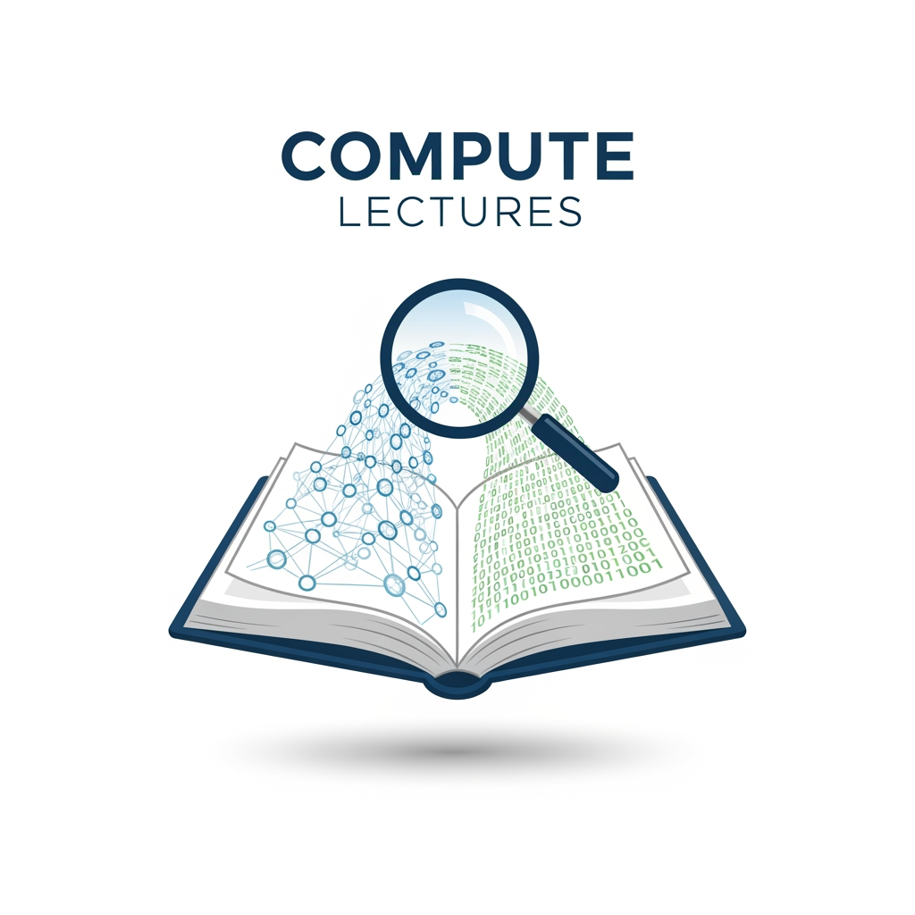 AI Design for Craete a logo for online lectures for computer book