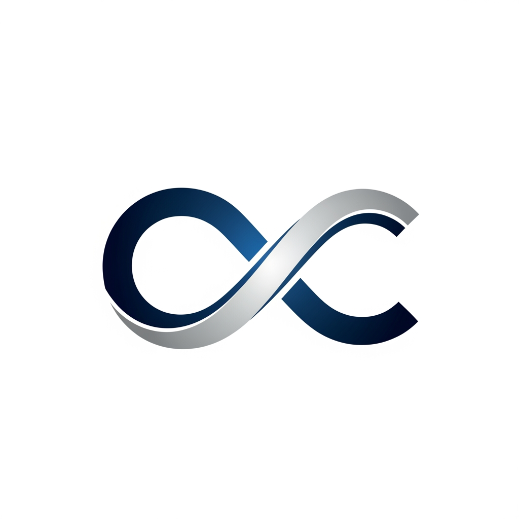 AI Design for Create a logo of my company using infinity sign and letter "C" AND