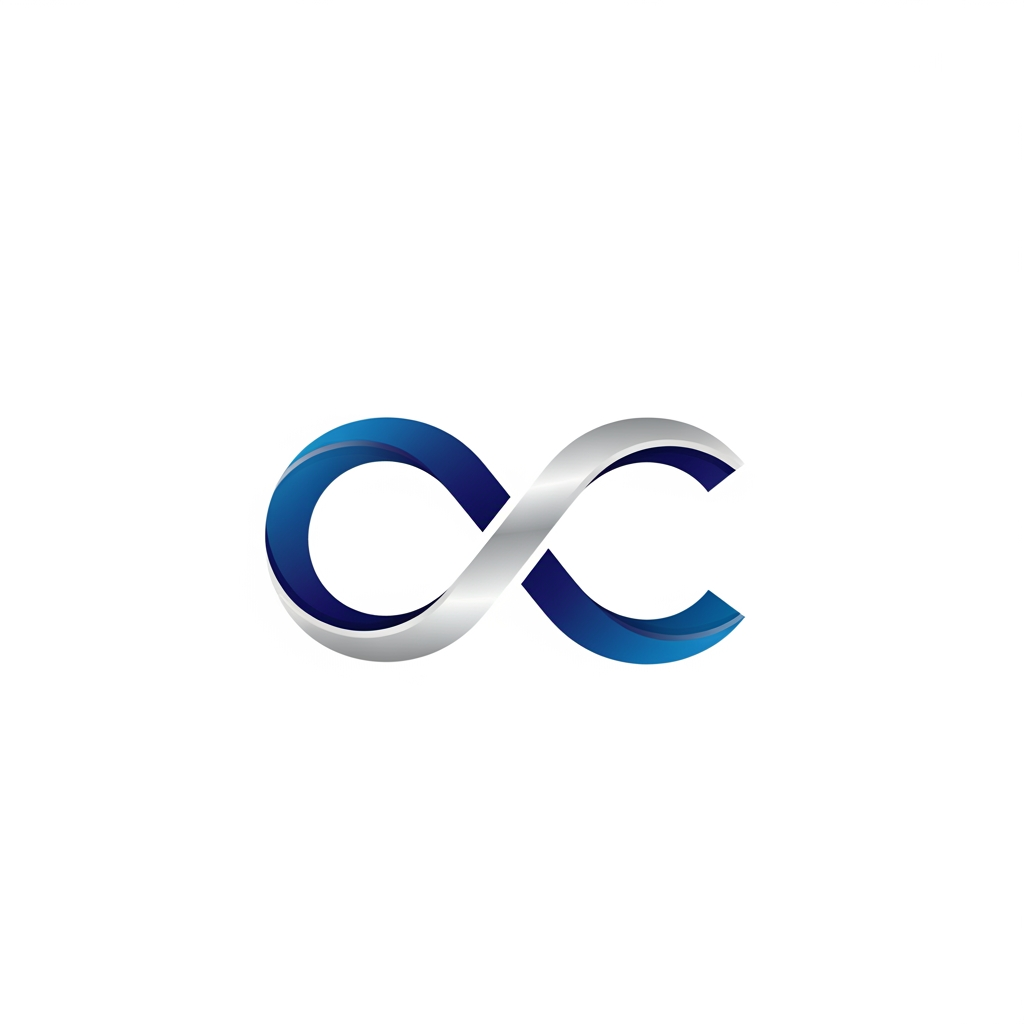 AI Design for Create a logo of my company using infinity sign and letter "C" AND