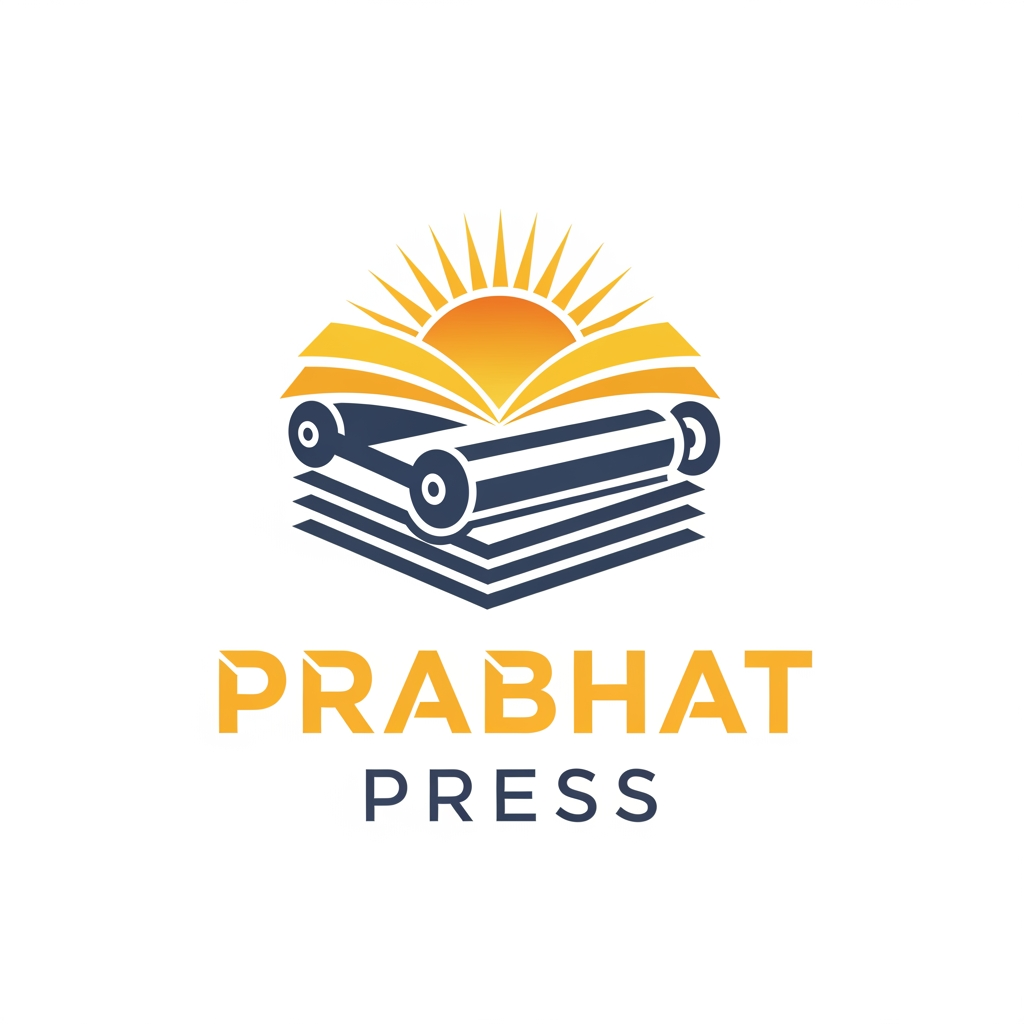 AI Design for i wanna make a logo for my printing company named Prabhat Press