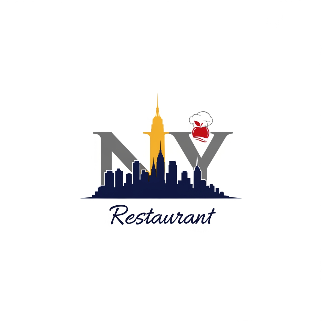 AI Design for i need to create a logo for ny resturant
