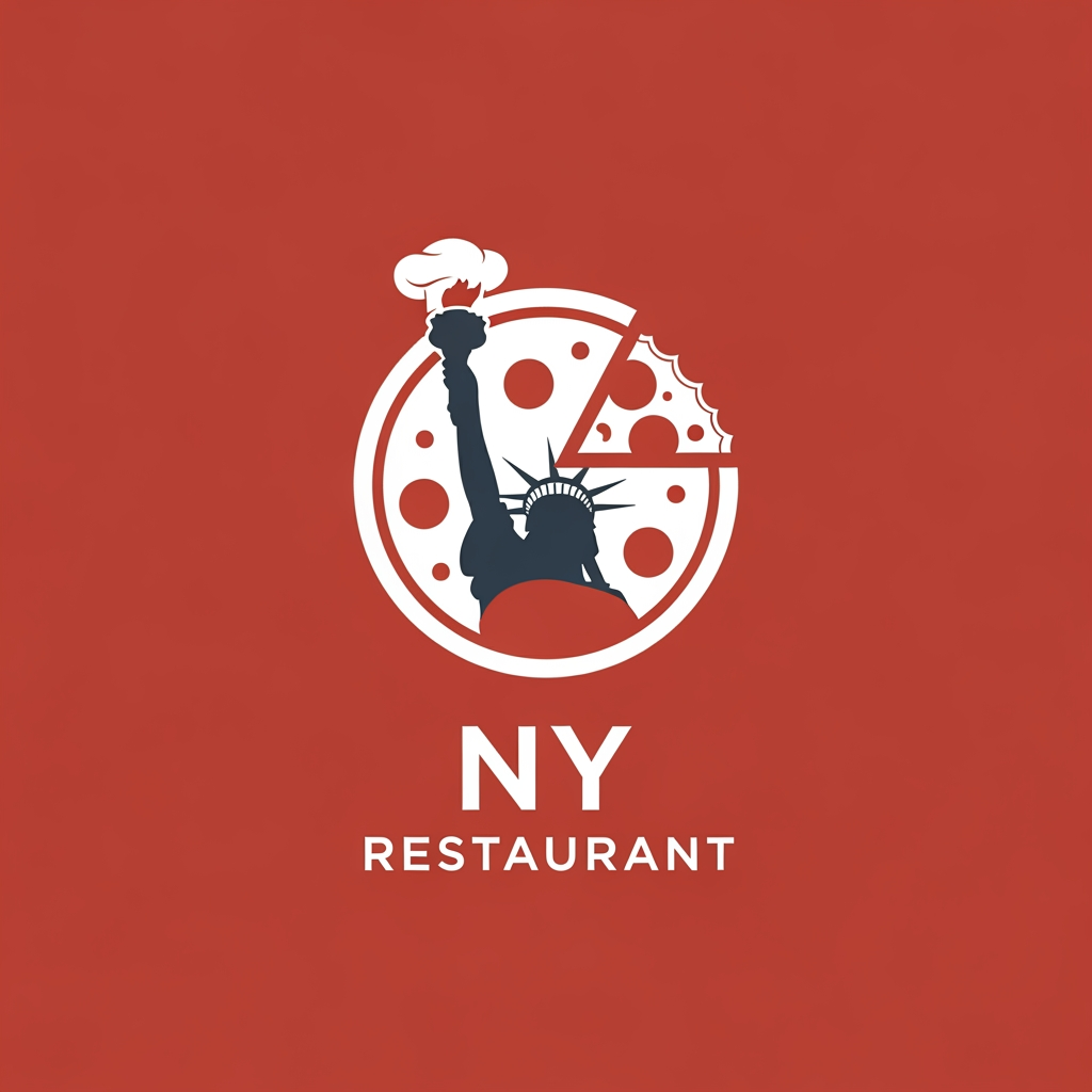 AI Design for i need to create a logo for ny resturant