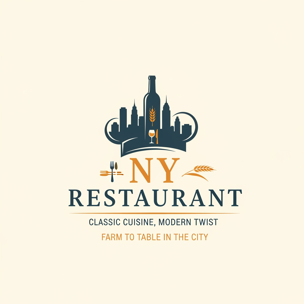 AI Design for i need to create a logo for ny resturant