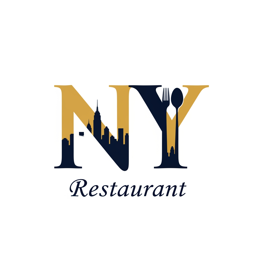 AI Design for i need to create a logo for ny resturant