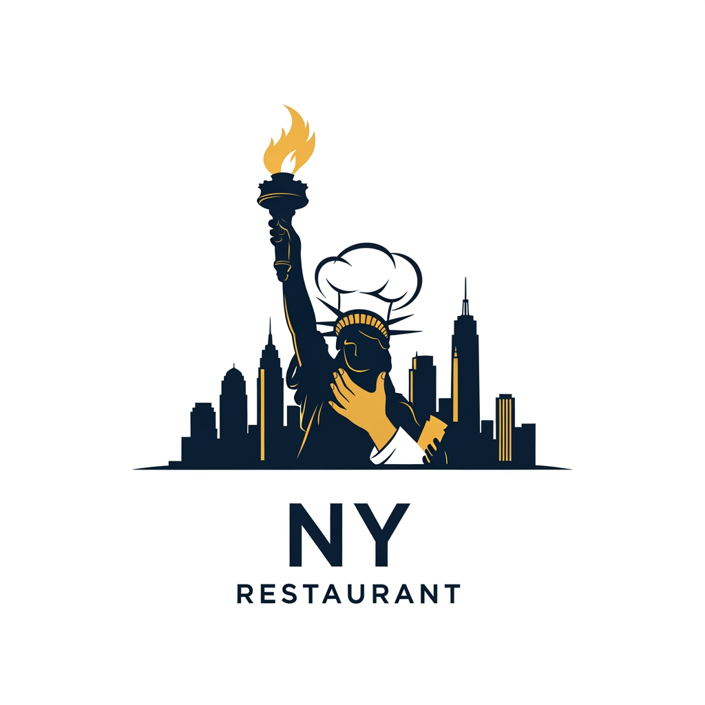 AI Design for i need to create a logo for ny resturant