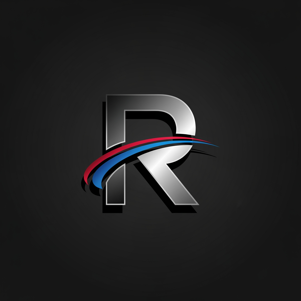 AI Design for make a logo of letter R