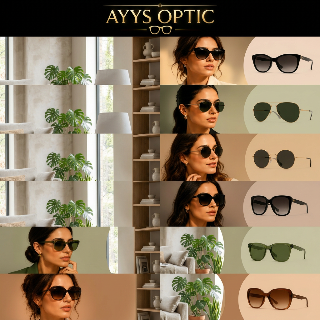 AI Design for 6feet 1feet ayys optic shop design for sign board lady in sun glass and alltypes of glass design file in 4k

Apply the following visual style: A lifestyle product photograph of {{product}}, placed in a modern open living space with plants and natural materials in the background, soft daylight, clean neutral composition, high‑resolution lifestyle photography style.

The last reference image is a design/composition template: match its layout, framing, and overall visual style while following the user's prompt for subject matter where indicated.